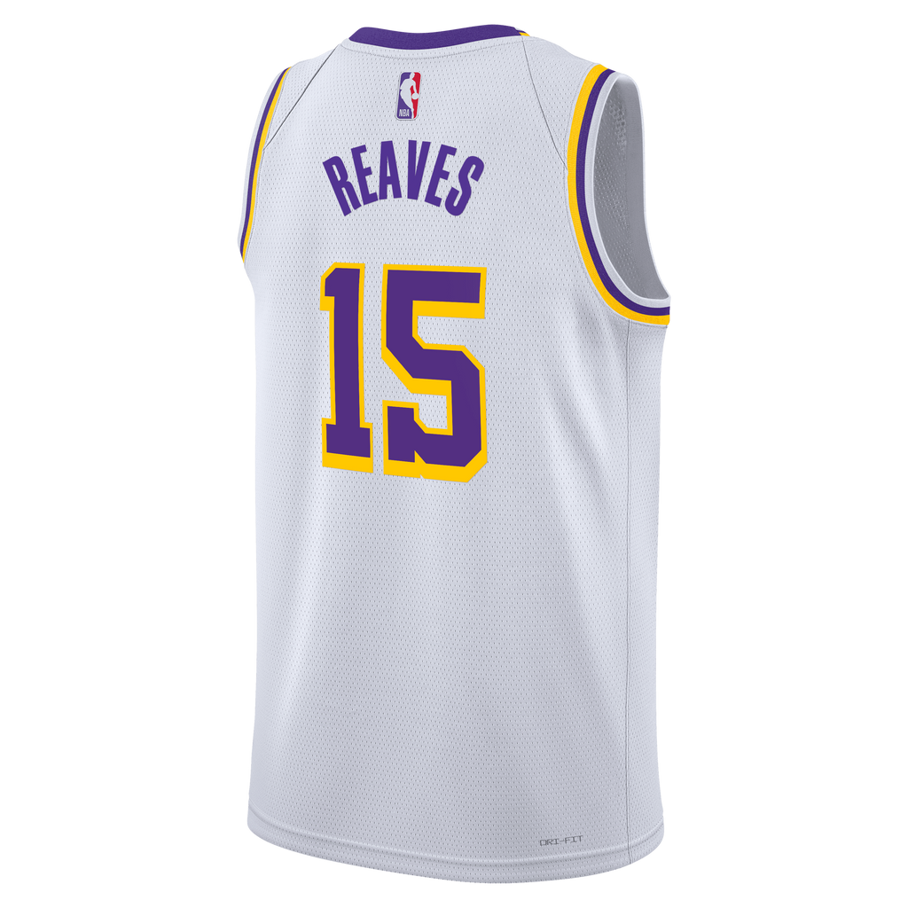 Los Angeles Lakers Jersey - White - Austin Reaves - Unisex