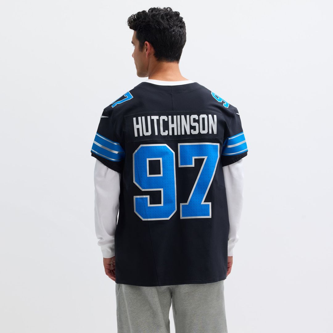 Aidan Hutchinson Detroit Lions Team Elite Jersey - Blue