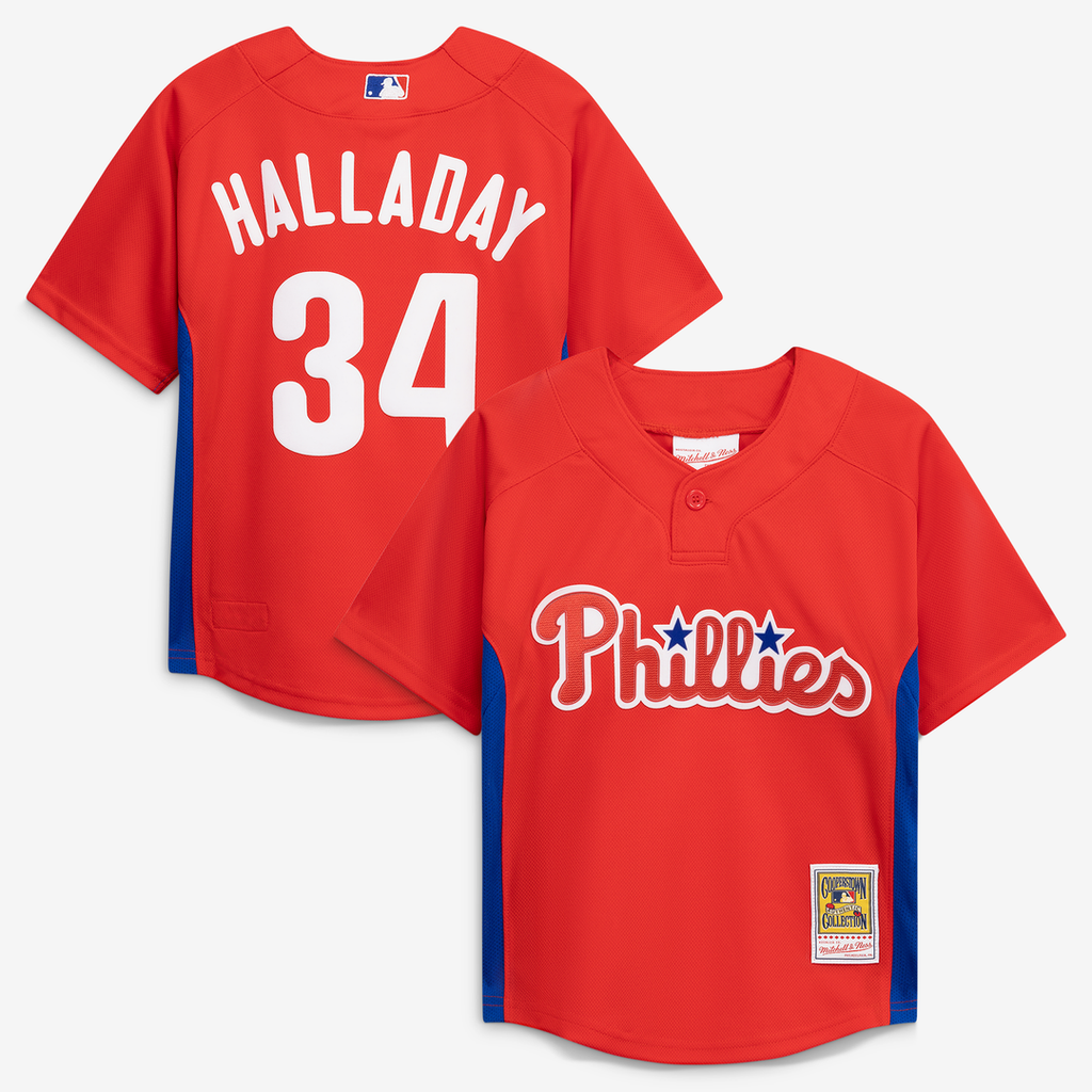 Roy Halladay Philadelphia Phillies Toddler Mesh Jersey - Red