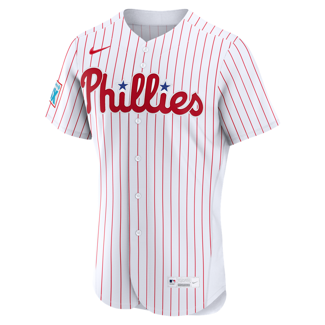 Bryce Harper Philadelphia Phillies Alternate Authentic Sponsor Patch Jersey - Light Blue