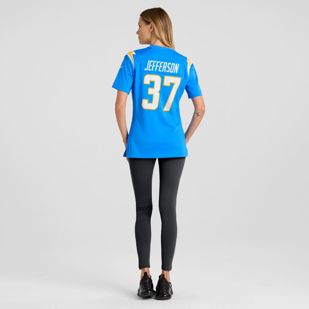 Tony Jefferson Los Angeles Chargers Women's Team Jersey - Powder Blue