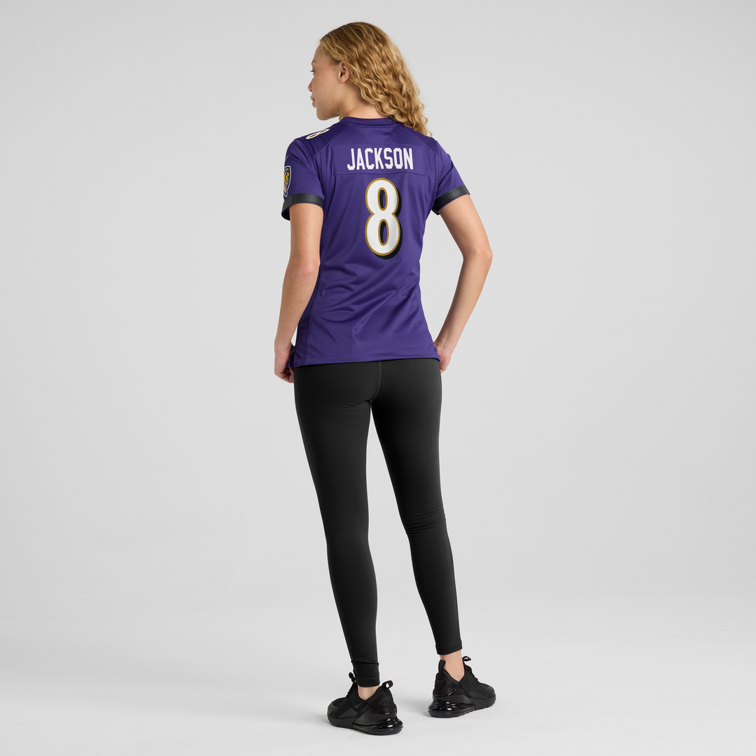 Lamar Jackson Baltimore Ravens Women's Jersey - Purple