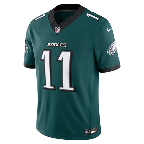 A.J. Brown Philadelphia Eagles Team Stitched Jersey - Midnight Green