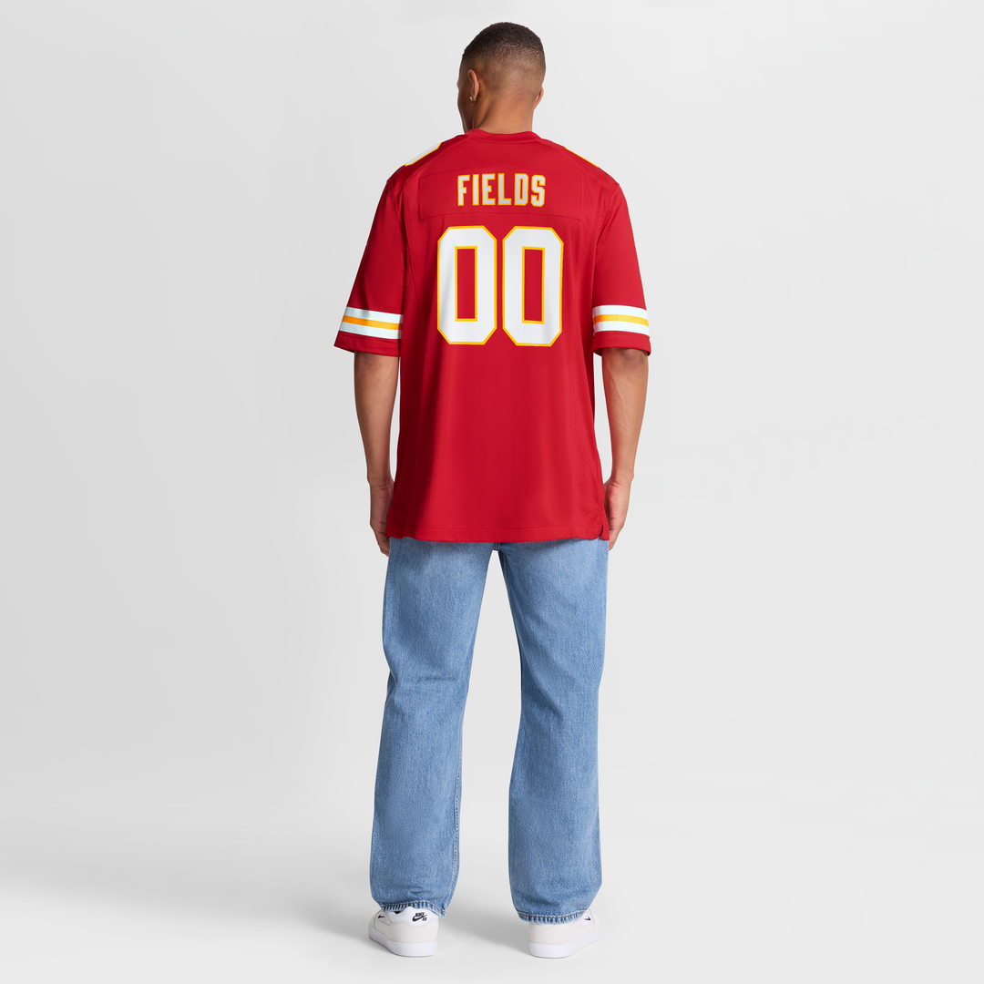 Justin Fields Kansas City Chiefs Jersey - Red
