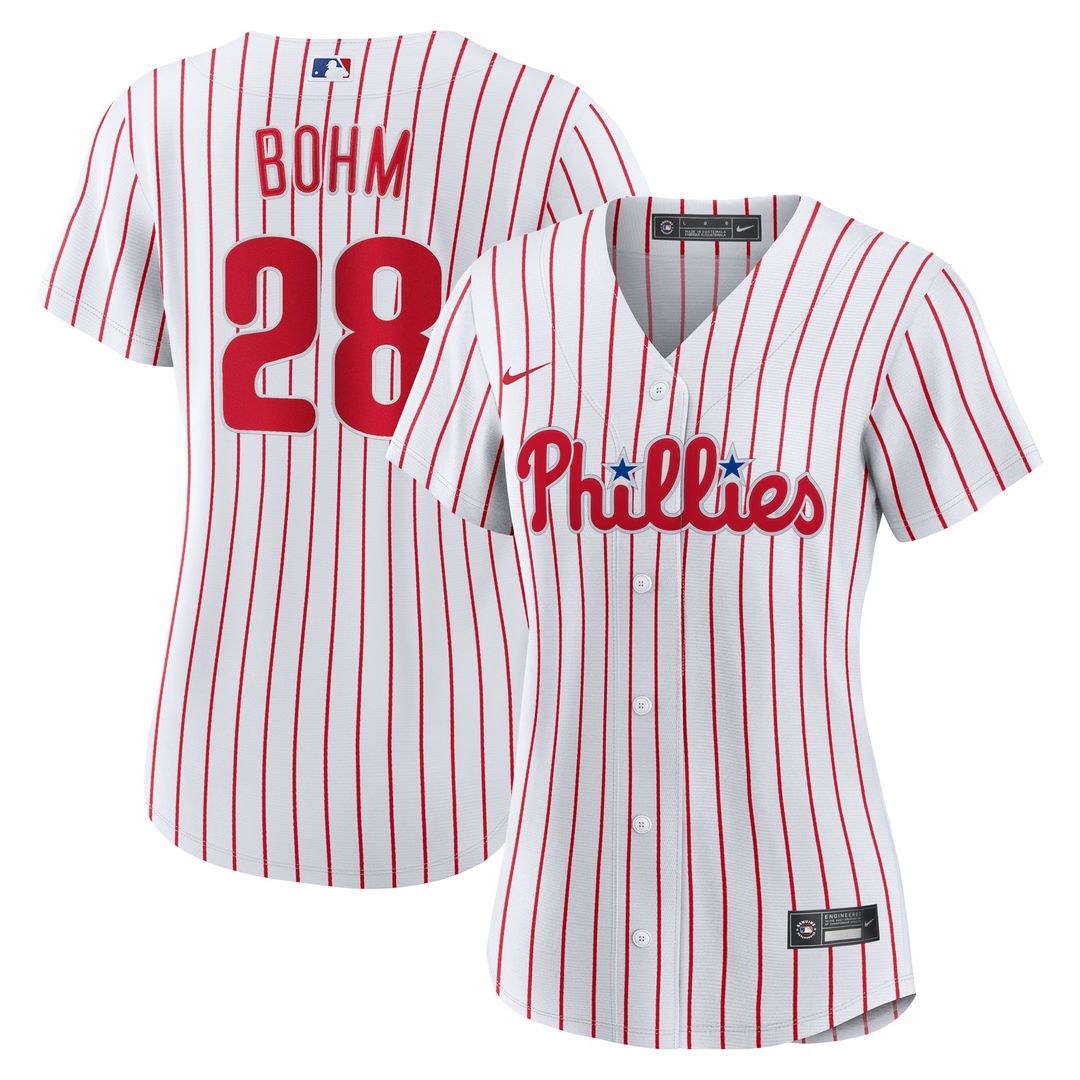 Alec Bohm Philadelphia Phillies Women's Home Jersey - White