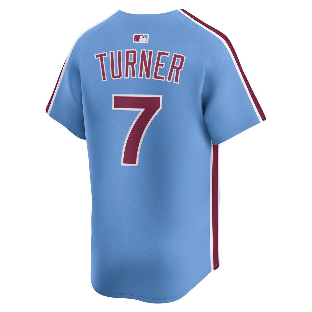Trea Turner Philadelphia Phillies Alternate Jersey - Light Blue