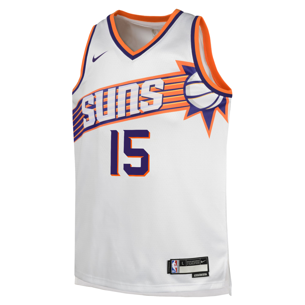 Phoenix Suns Jersey - White - Devin Booker - Youth