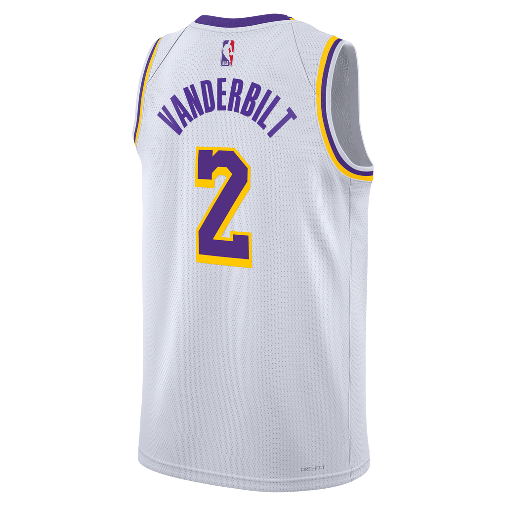 Los Angeles Lakers Jersey - White - Jarred Vanderbilt - Unisex