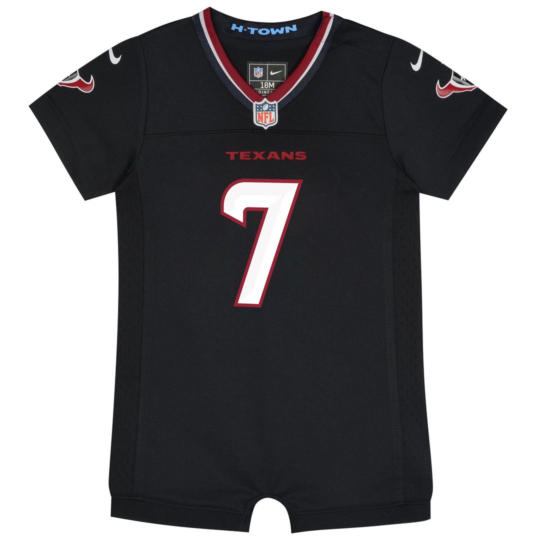 C.J. Stroud Houston Texans Newborn Romper Jersey - Navy