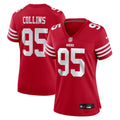 Alfred Collins San Francisco 49ers Women's Team Jersey - Scarlet