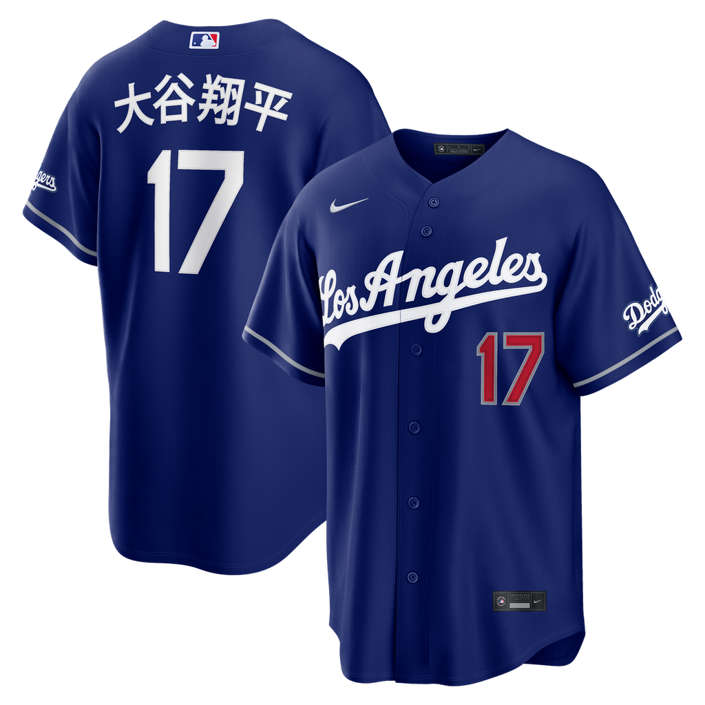 Shohei Ohtani Los Angeles Dodgers Kanji Alternate Jersey - Royal