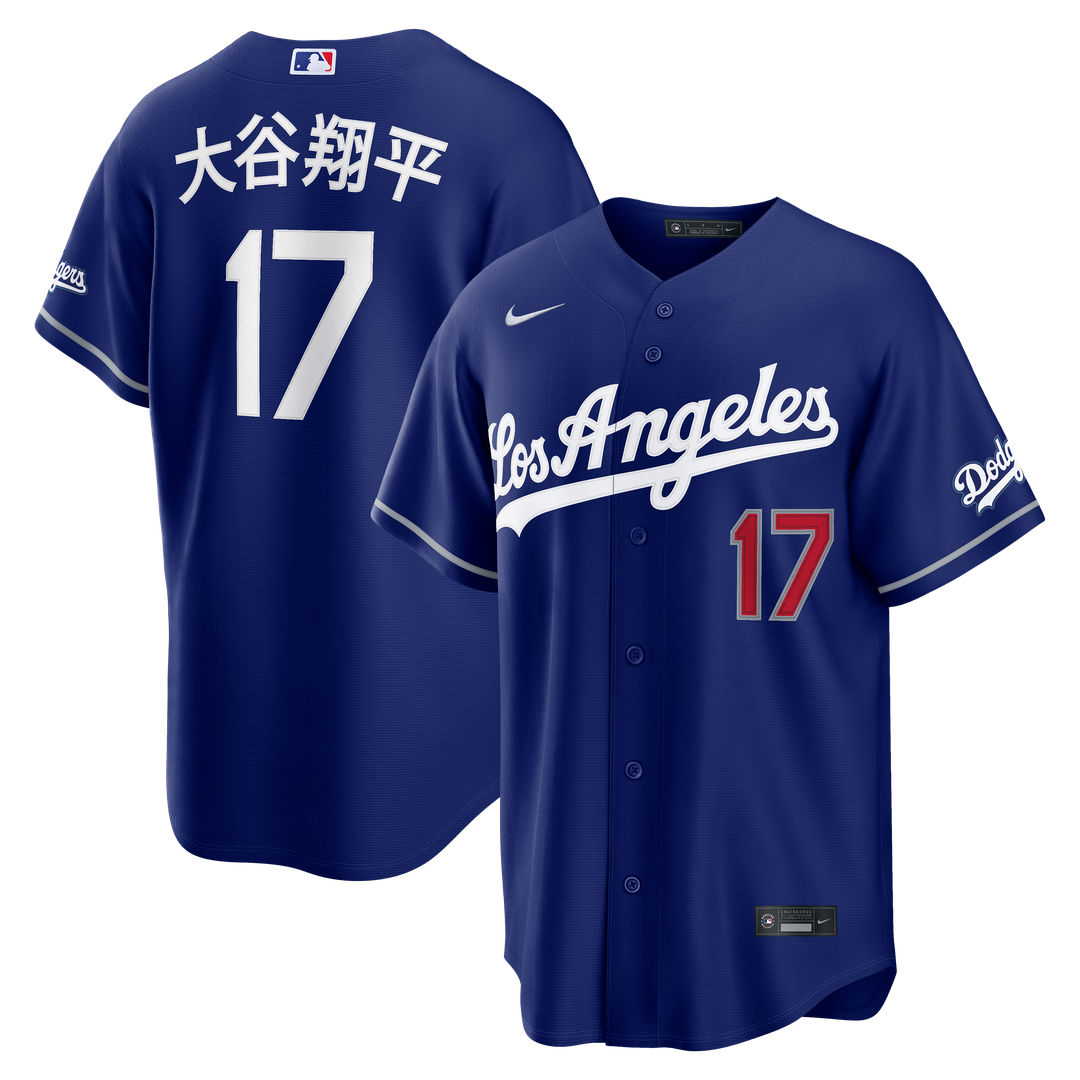 Shohei Ohtani Los Angeles Dodgers Kanji Alternate Jersey - Royal