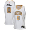 Boston Celtics 2025/26 Jersey - White - Jayson Tatum - Youth