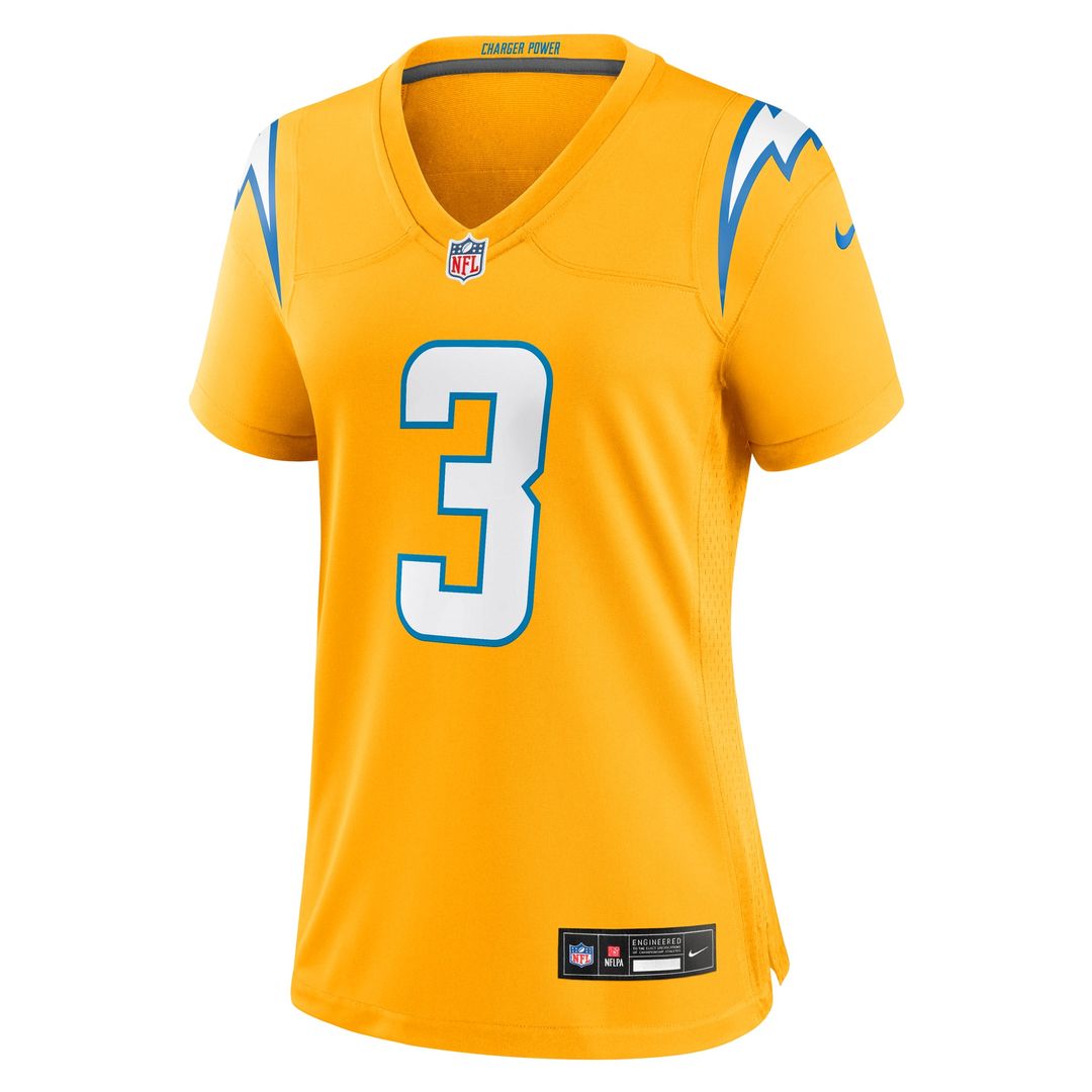 Derwin James Jr. Los Angeles Chargers Women's Alternate Charger Power Jersey - Gold