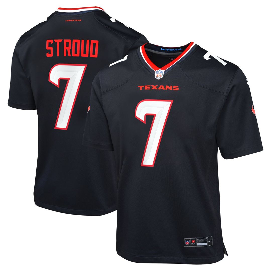 C.J. Stroud Houston Texans Youth Jersey - Navy