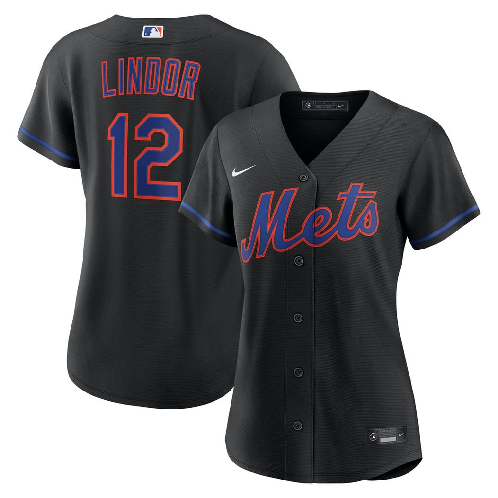 Francisco Lindor New York Mets Women's Home Jersey - White