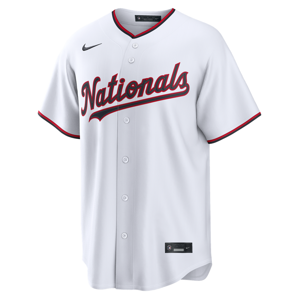 James Wood Washington Nationals Home Jersey - White