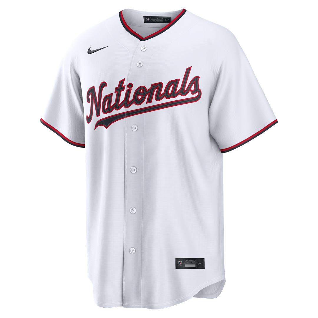 James Wood Washington Nationals Home Jersey - White