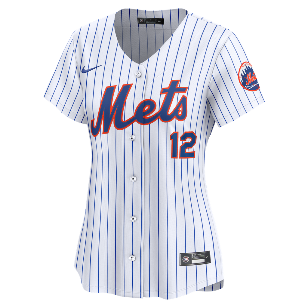 Francisco Lindor New York Mets Women's Home Jersey - White