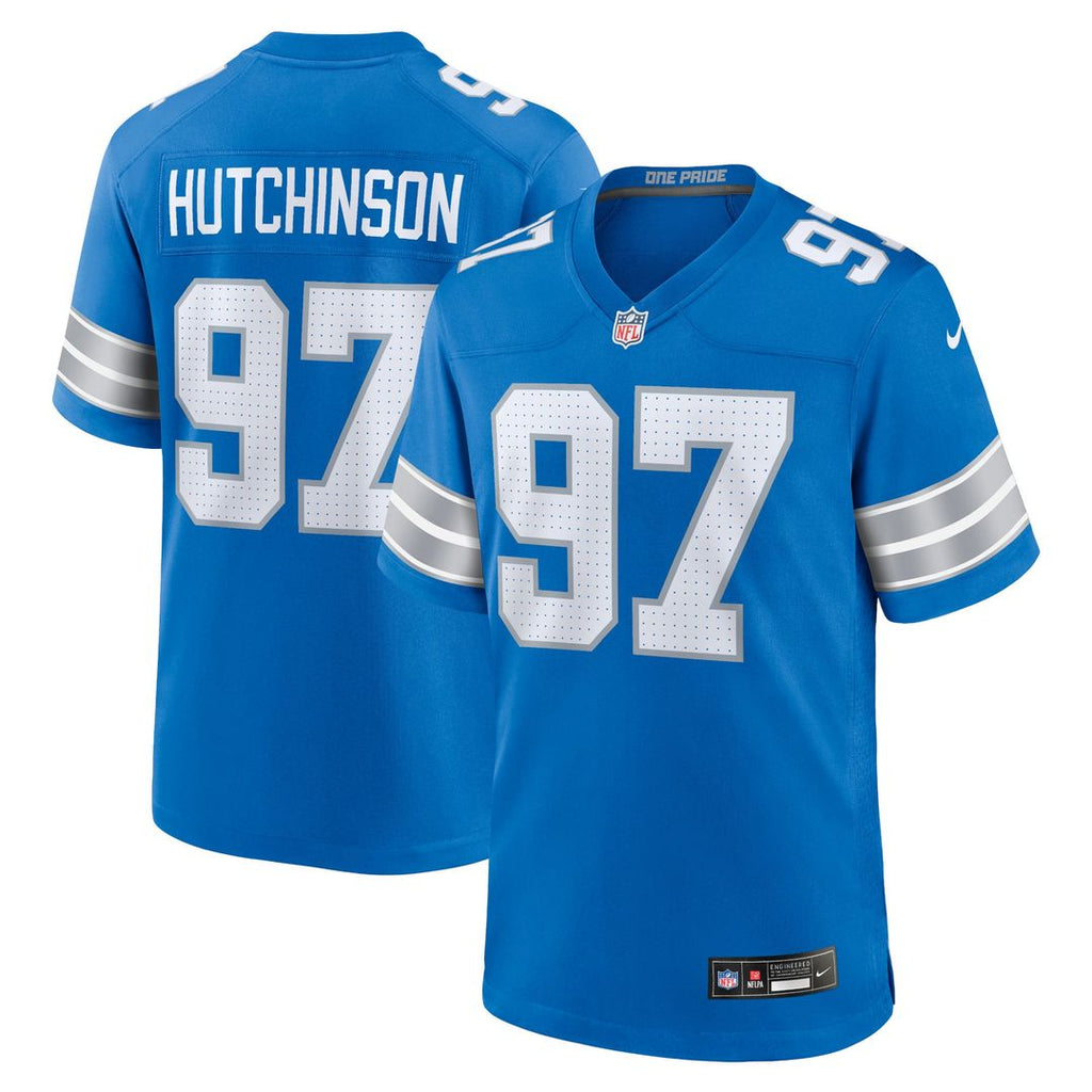 Aidan Hutchinson Detroit Lions Jersey - White