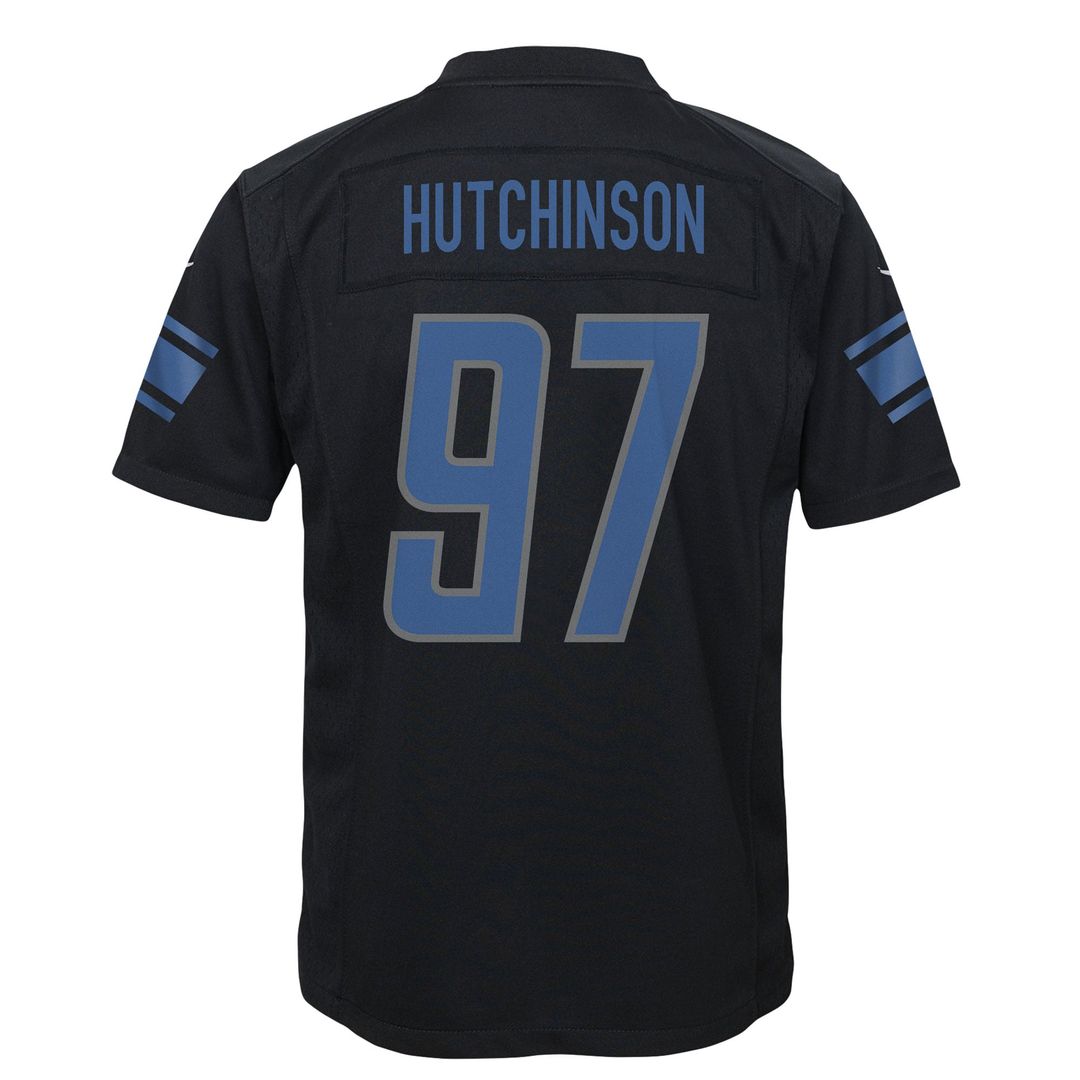 Aidan Hutchinson Detroit Lions Youth Jersey - Black