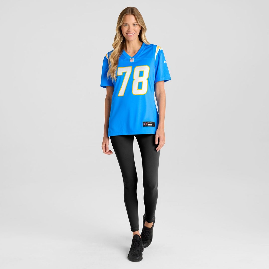 Andre James Los Angeles Chargers Women's Team Jersey - Powder Blue