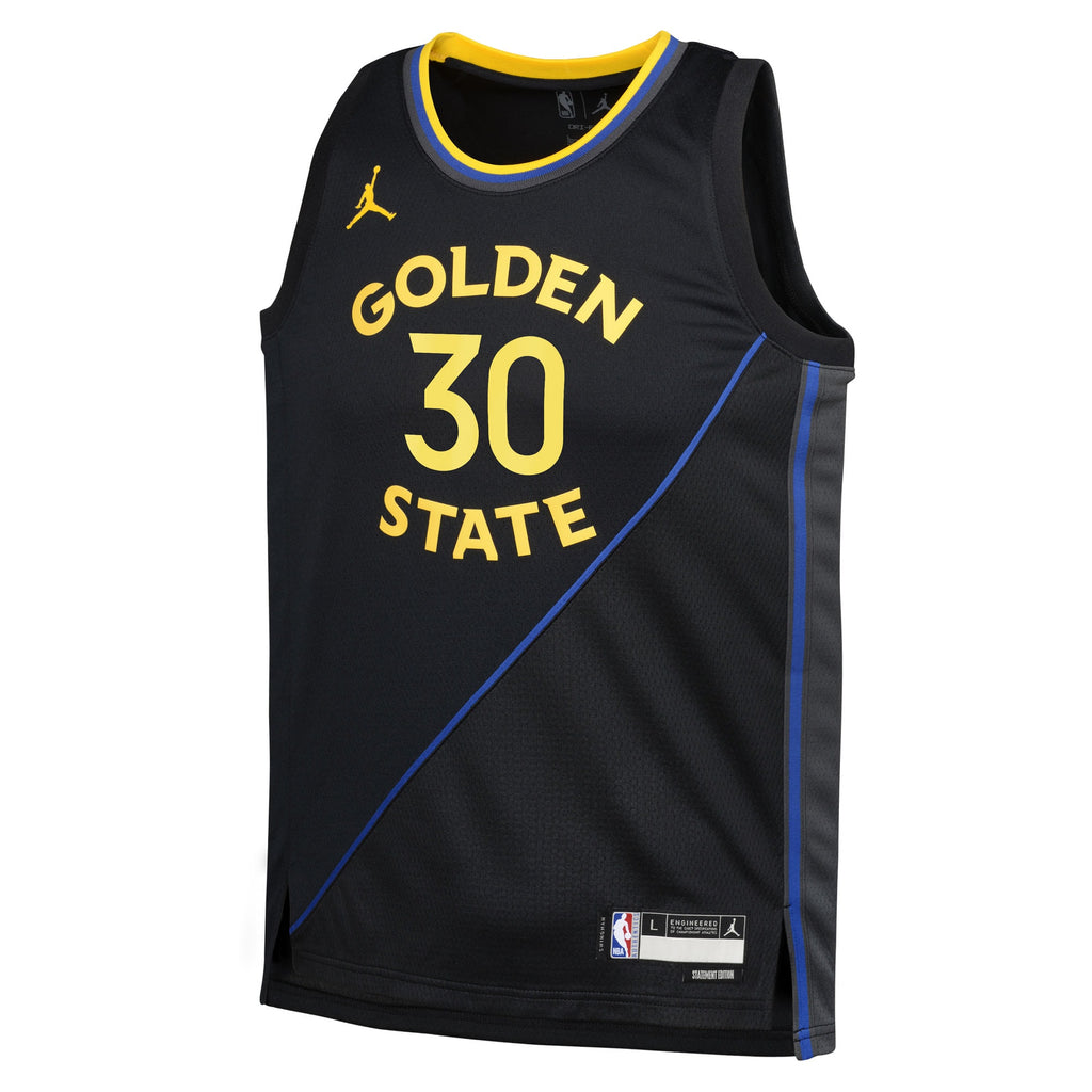 Golden State Warriors Jersey - Black - Stephen Curry - Youth