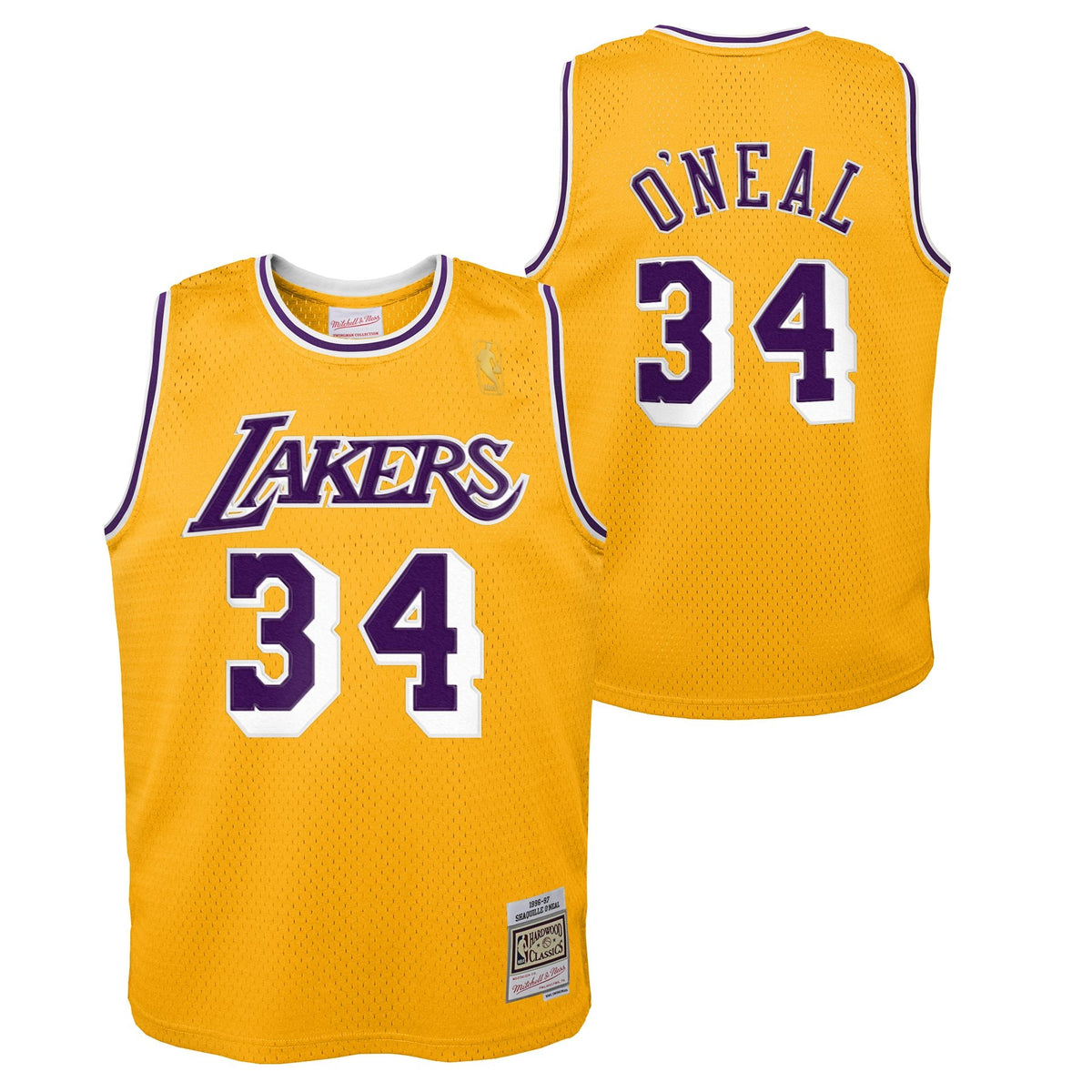 Los Angeles Lakers Shaquille O'Neal Road Jersey - Youth