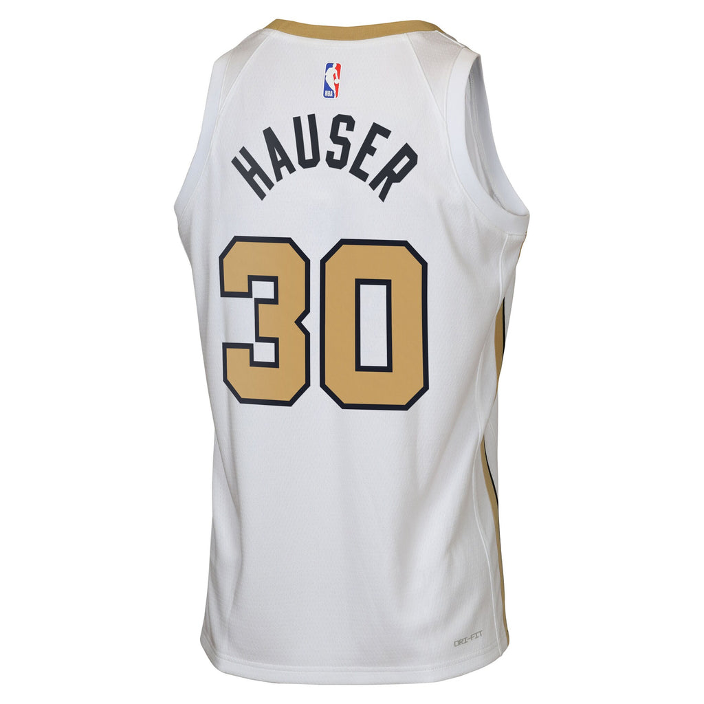Boston Celtics 2025/26 Jersey - White - Sam Hauser - Youth