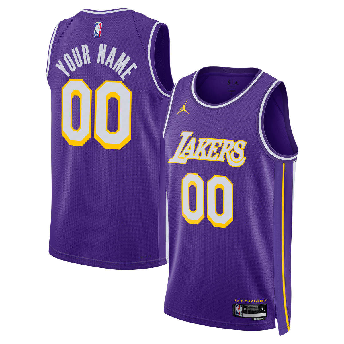 Los Angeles Lakers Statement Jersey - Custom - Unisex