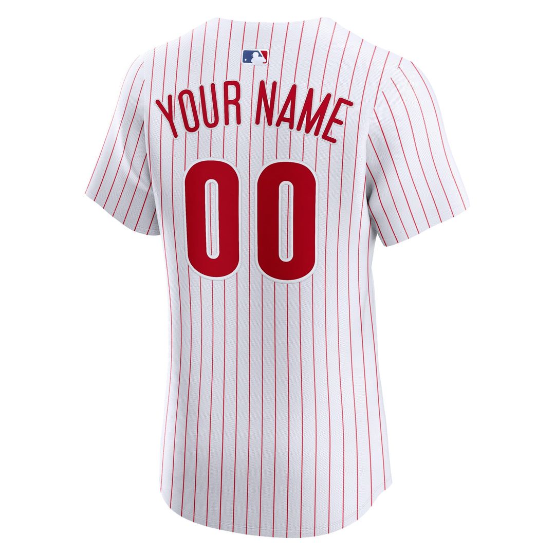 Philadelphia Phillies Home Elite Custom Jersey - White
