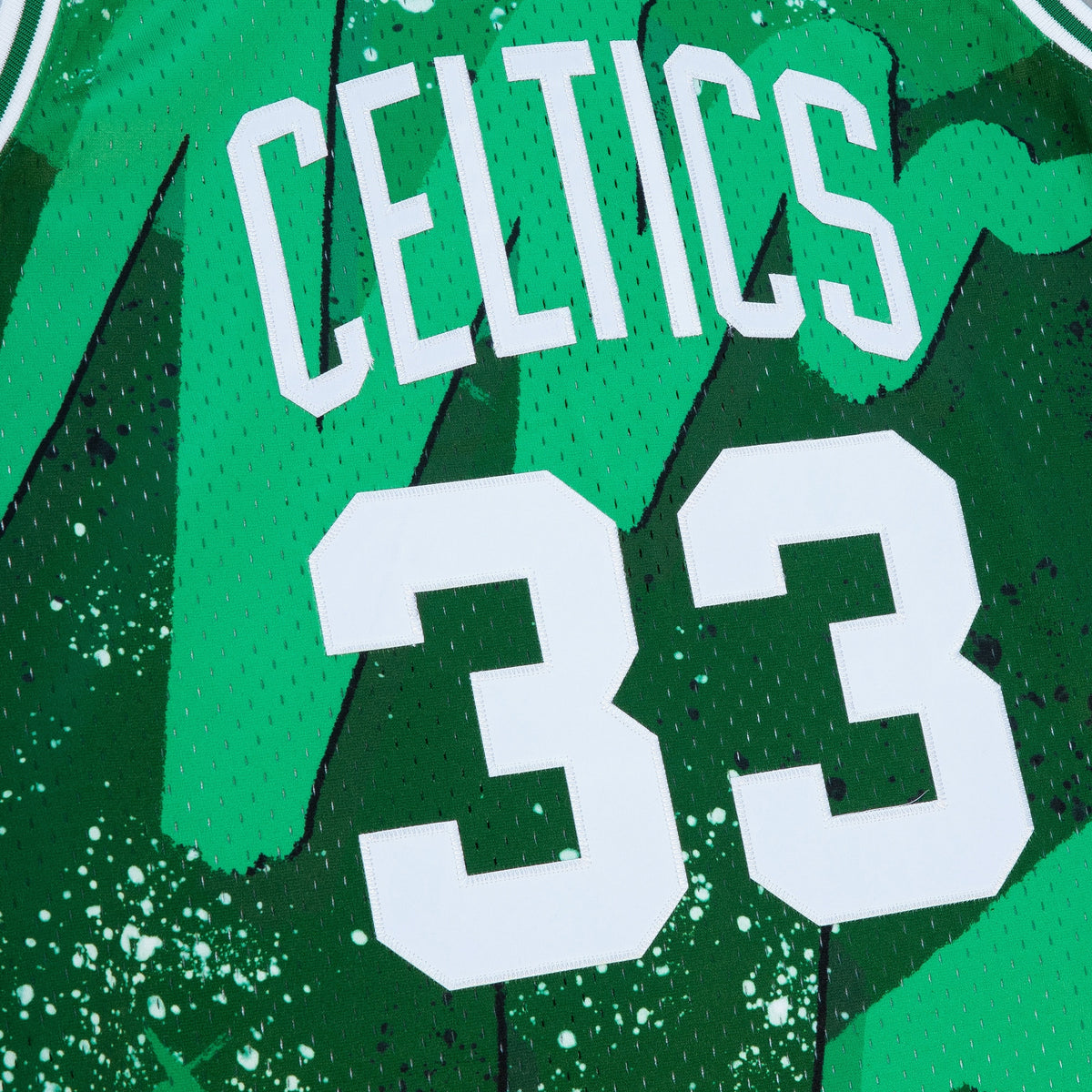 Boston Celtics Larry Bird 1985 Hyper Hoops Jersey - Green