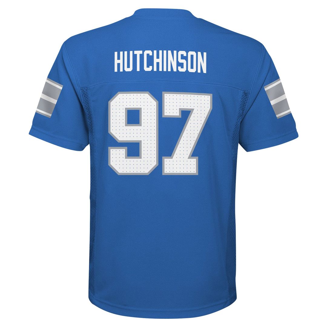Aidan Hutchinson Detroit Lions Youth Jersey - Blue