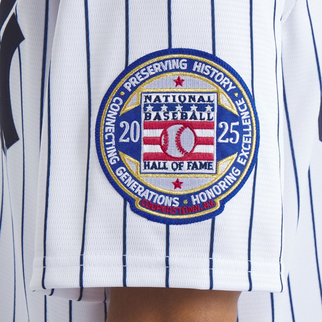 CC Sabathia New York Yankees 2025 Baseball Hall of Fame Name & Number Retired Jersey - White
