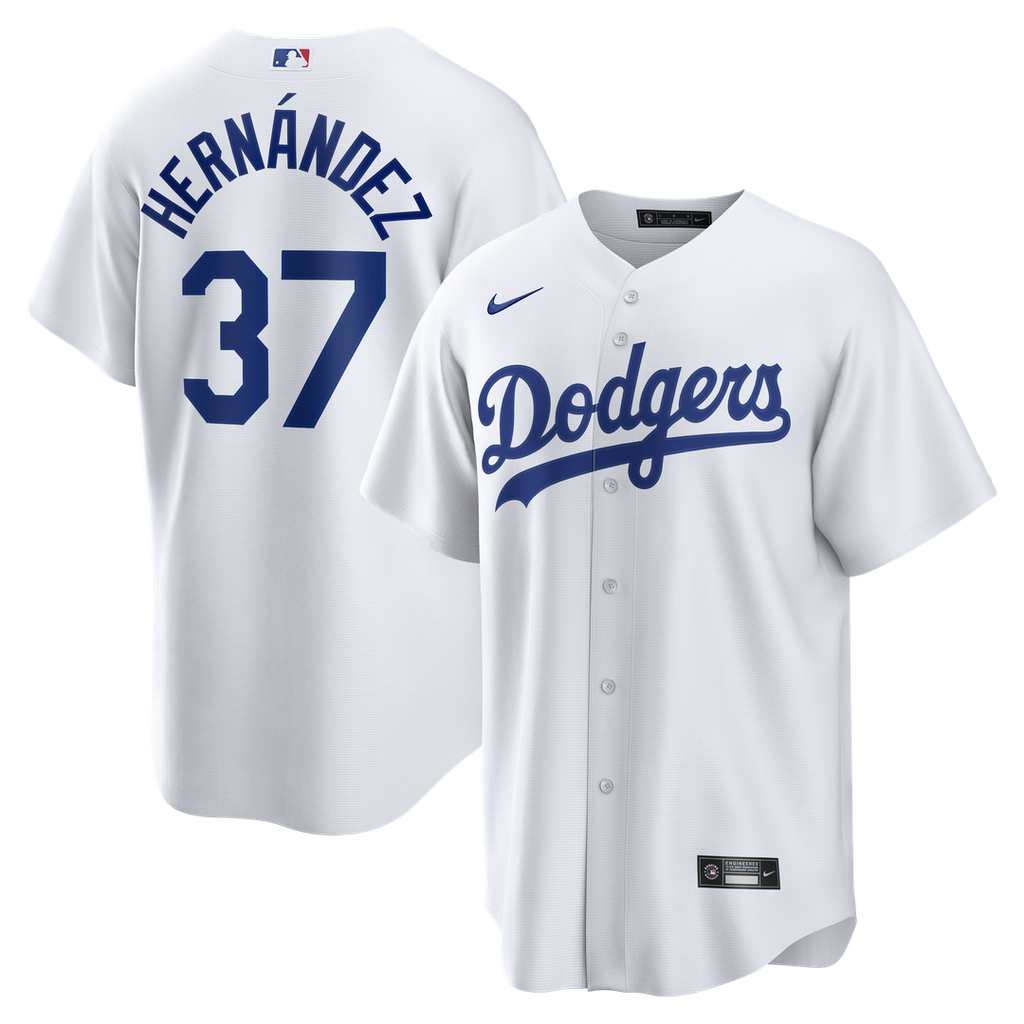 Teoscar Hernández Los Angeles Dodgers Home Jersey - White