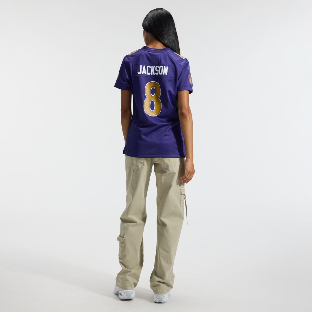 Lamar Jackson Baltimore Ravens Women's Alternate Jersey - Purple