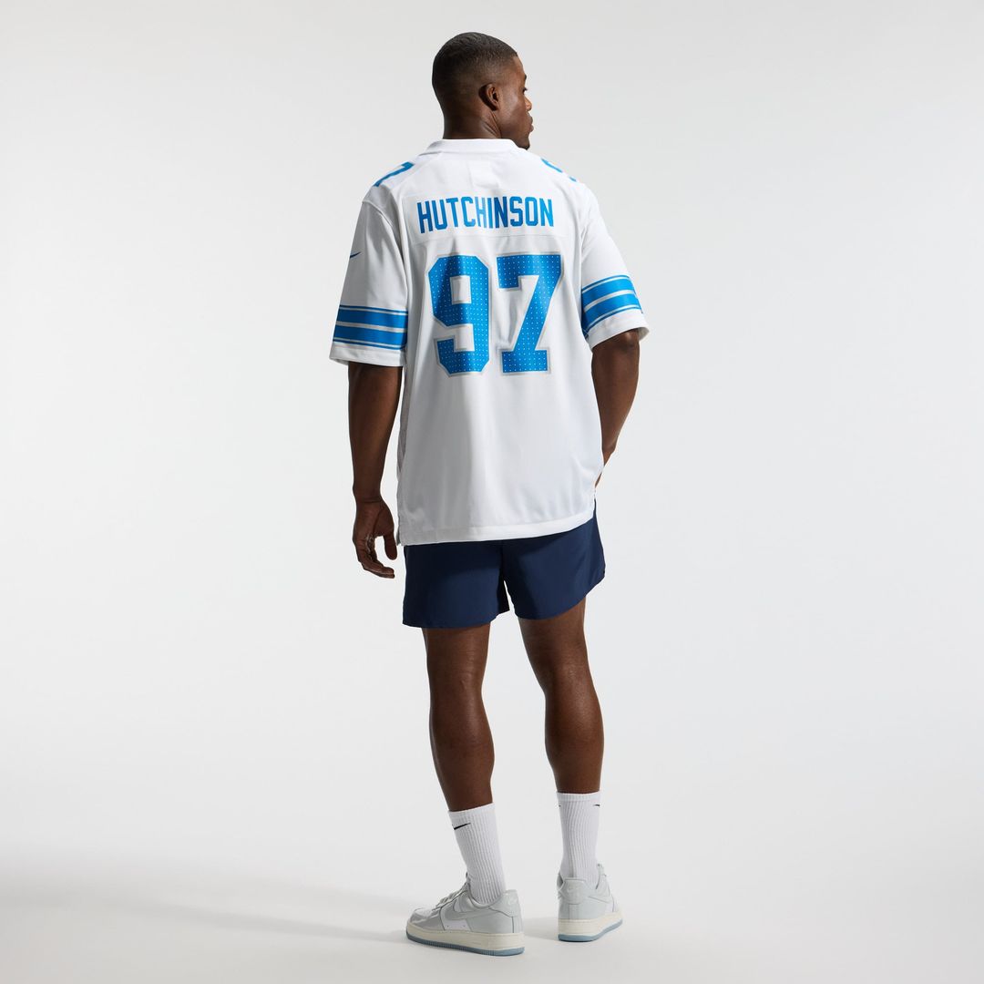 Aidan Hutchinson Detroit Lions Jersey - White
