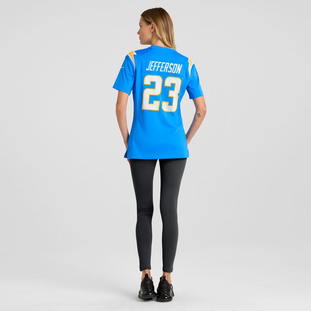 Tony Jefferson Los Angeles Chargers Women's Team Jersey - Powder Blue