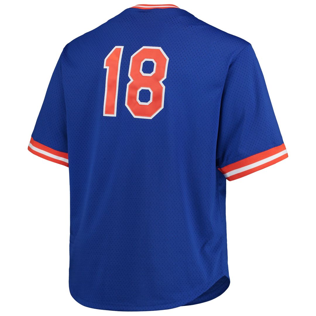 Darryl Strawberry New York Mets Big & Tall Mesh Jersey - Royal