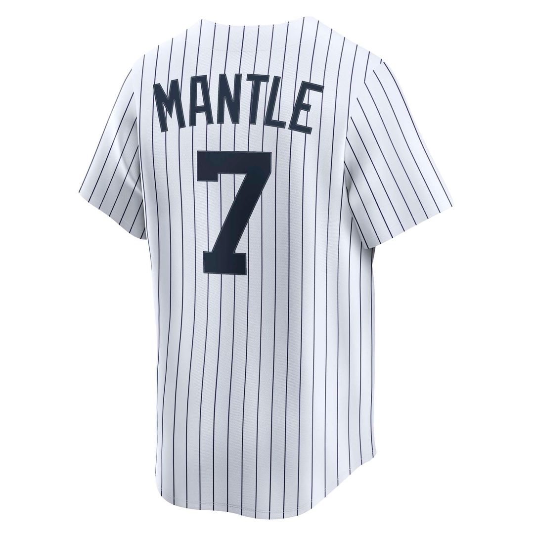 Mickey Mantle New York Yankees Throwback Jersey - White