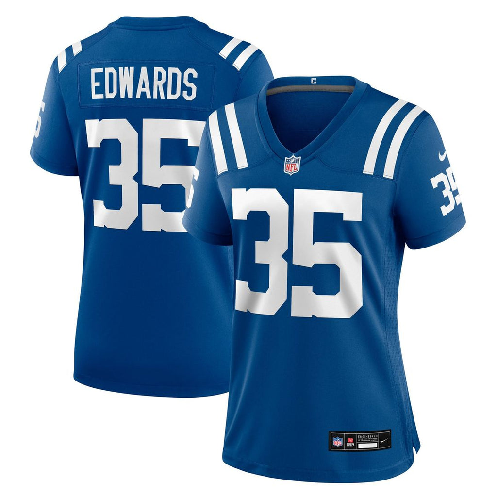 Johnathan Edwards Indianapolis Colts Women's Team Jersey - Royal