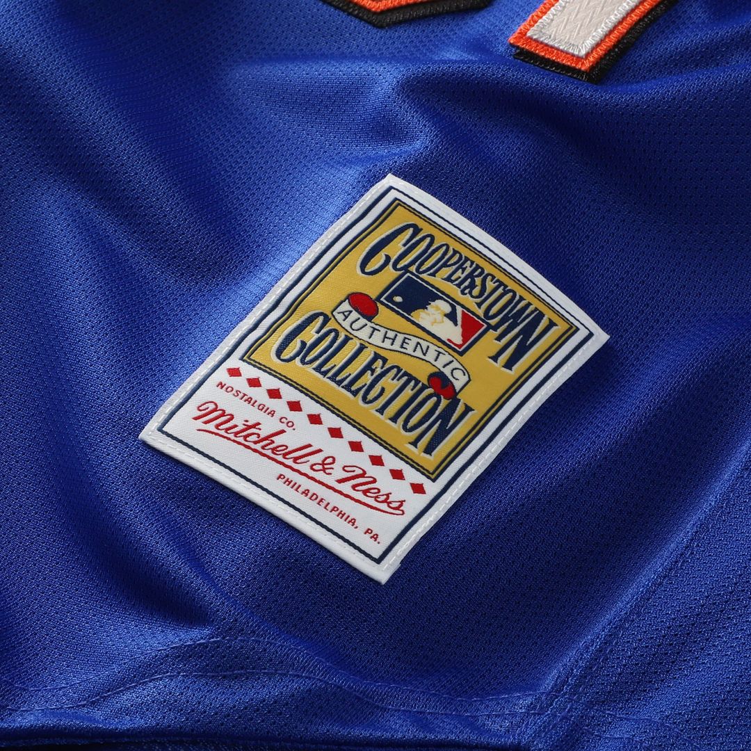 Mike Piazza New York Mets Mesh Batting Practice Button-Up Jersey - Royal