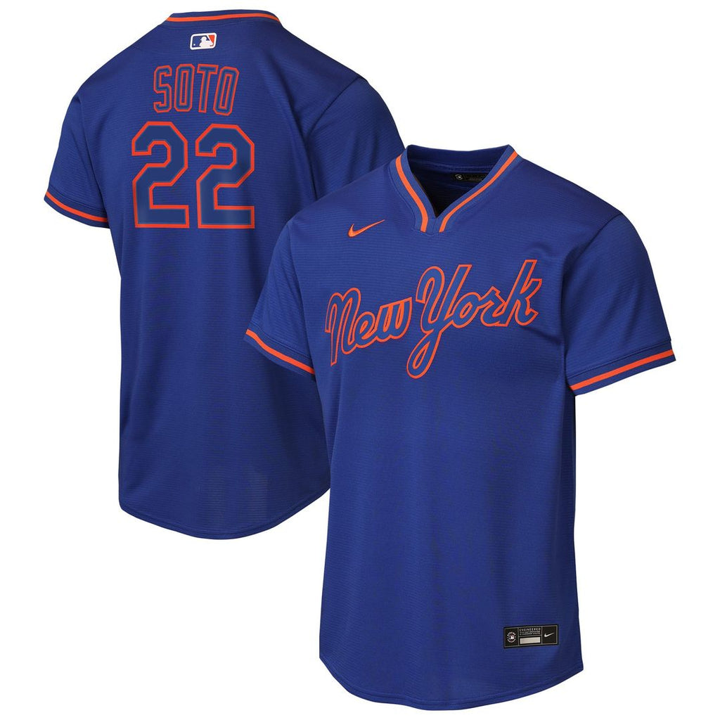 Juan Soto New York Mets Youth Alternate Jersey - Black
