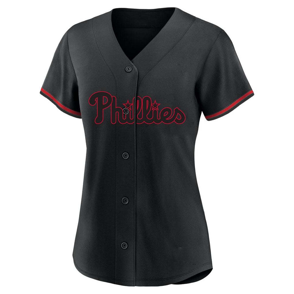 Bryce Harper Philadelphia Phillies Women's Plus Size Player Name & Number Fashion Jersey - Black