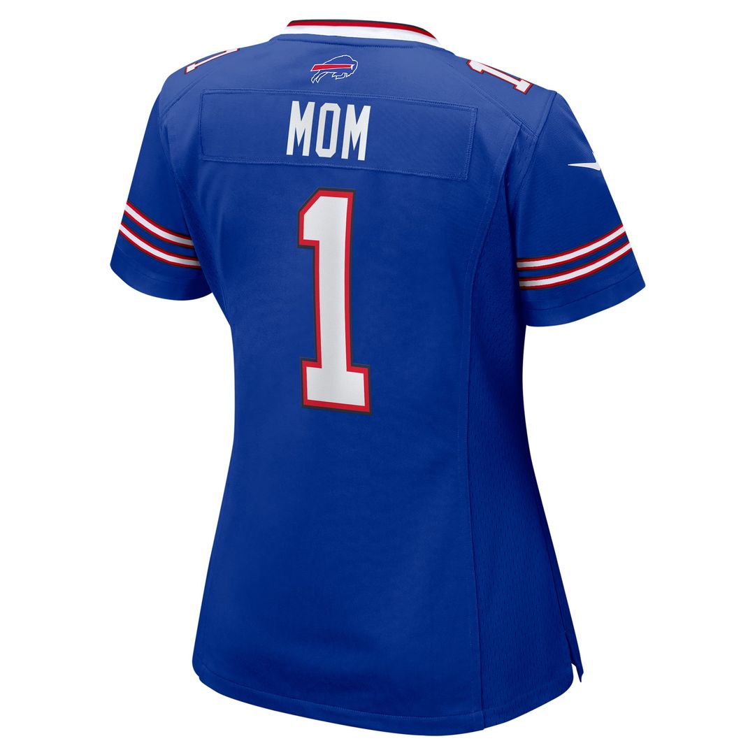 Number 1 Mom Buffalo Bills Women's Jersey - Royal
