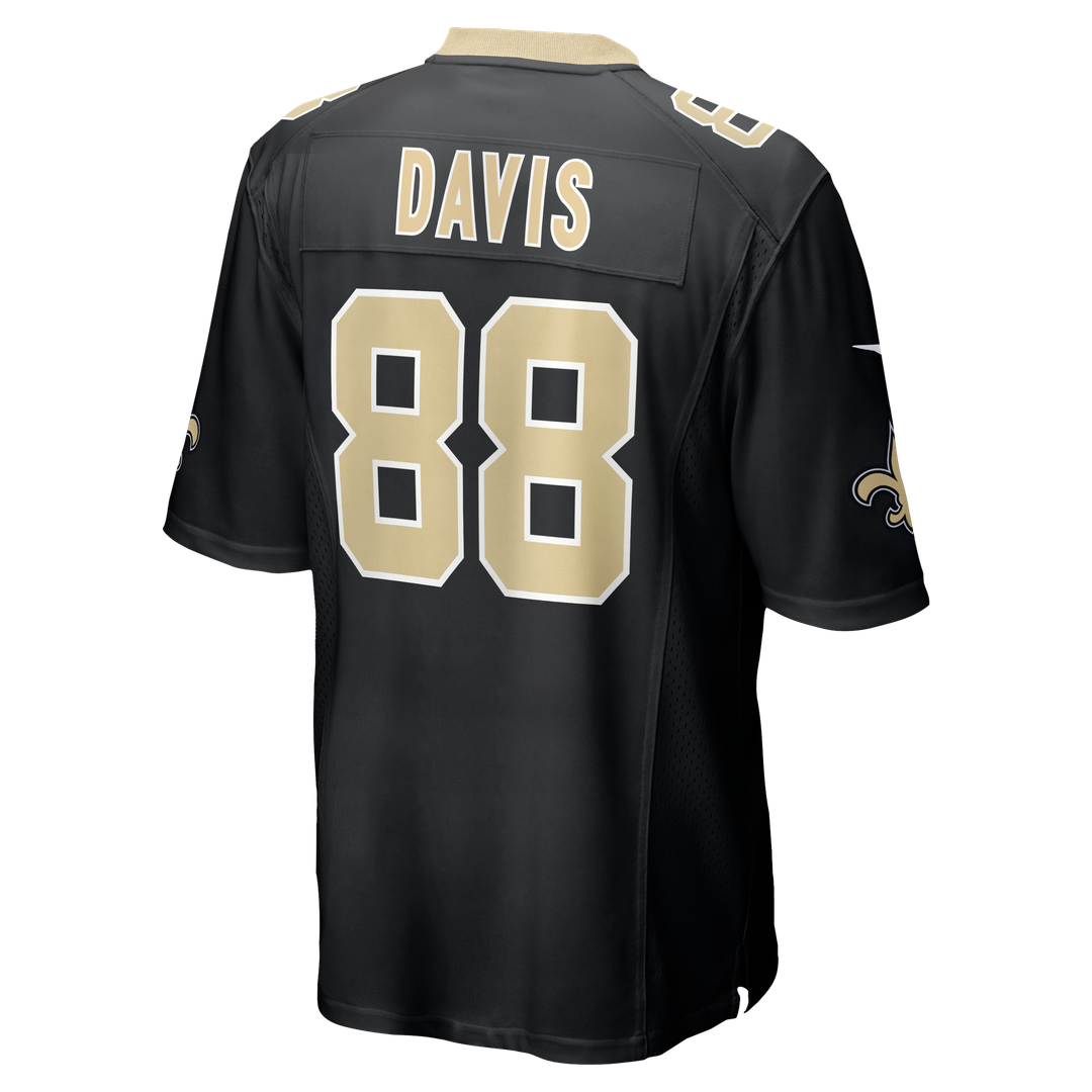 Shaquan Davis New Orleans Saints Jersey - Black