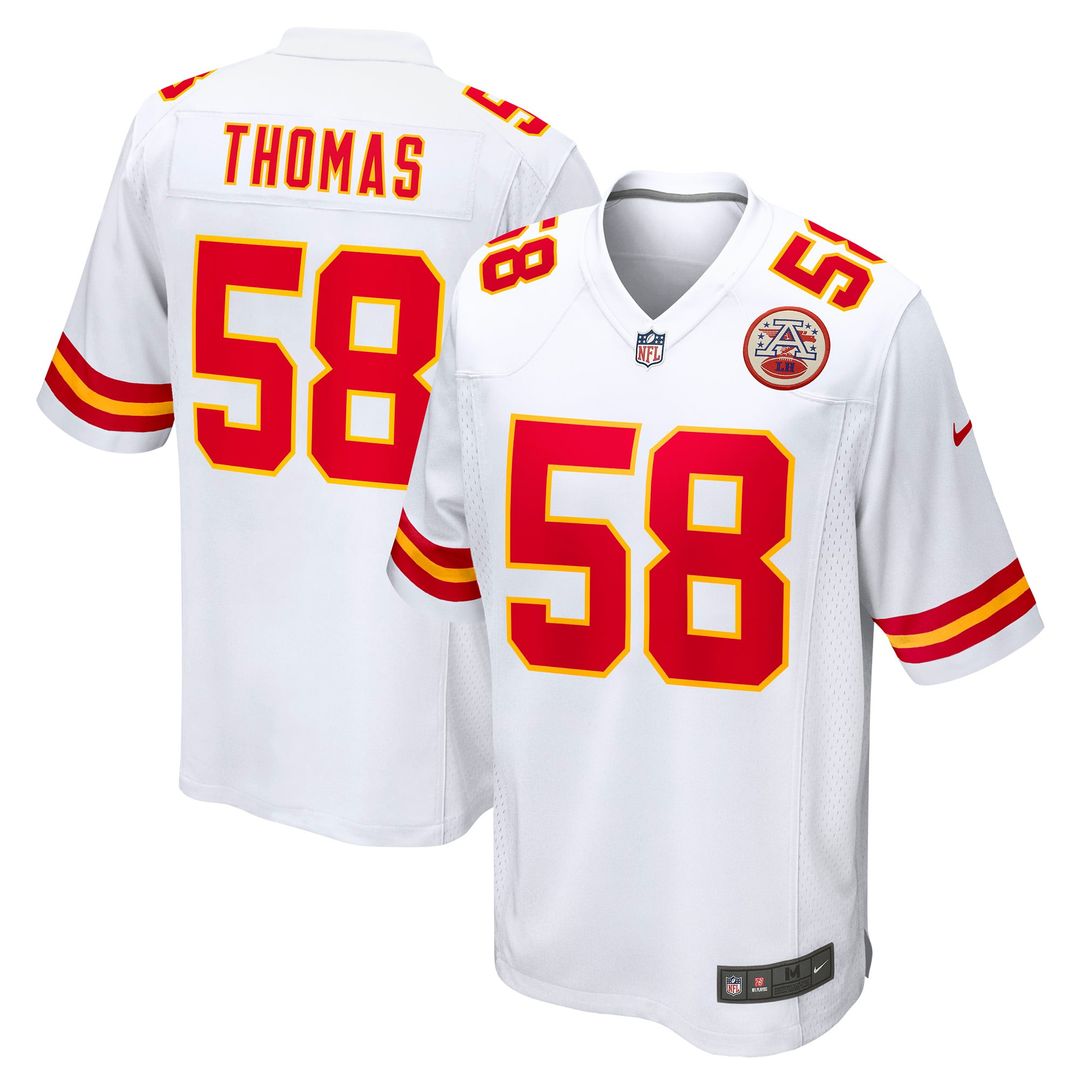 Derrick Thomas Kansas City Chiefs Retired Player Jersey - White