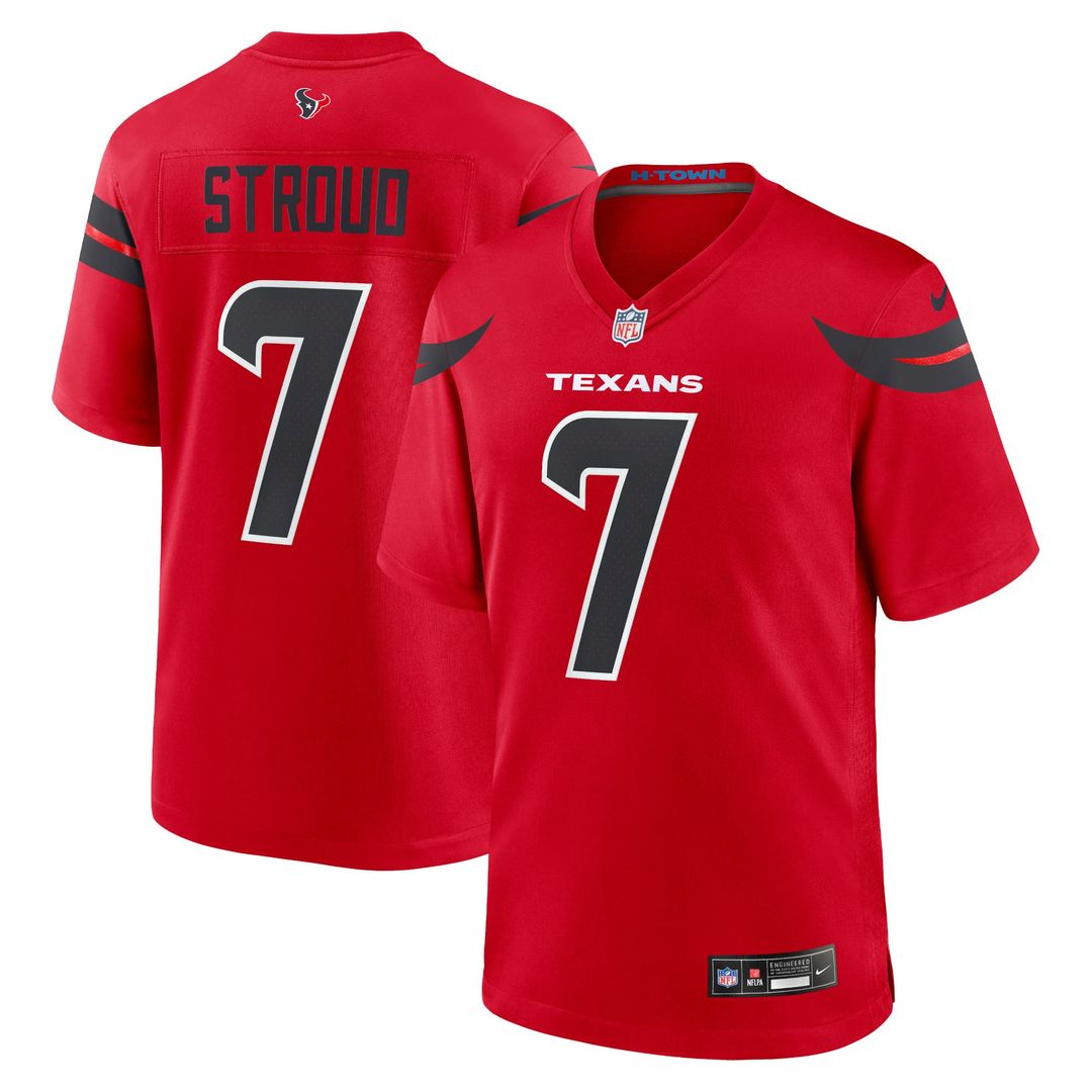 C.J. Stroud Houston Texans Alternate Jersey - Red