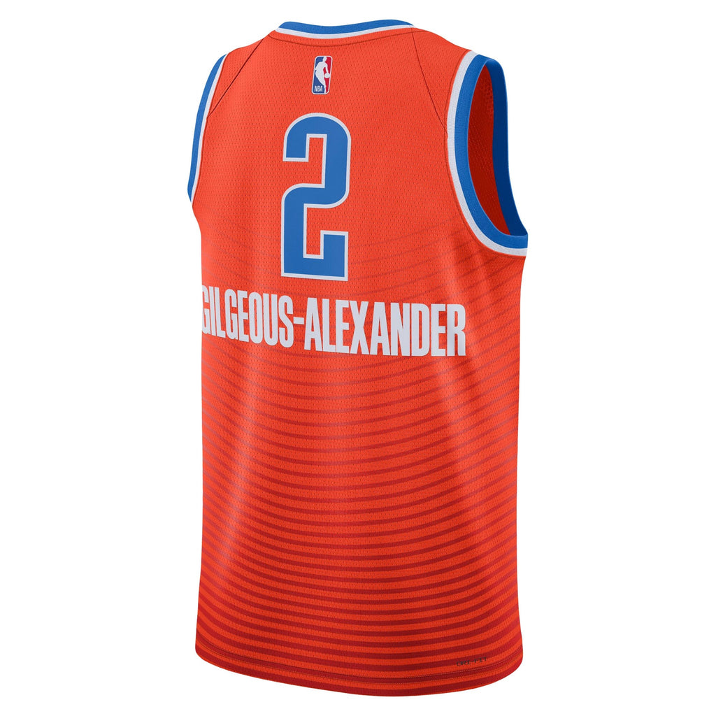 Oklahoma City Thunder Replica Statement Jersey - Shai Gilgeous-Alexander - Unisex