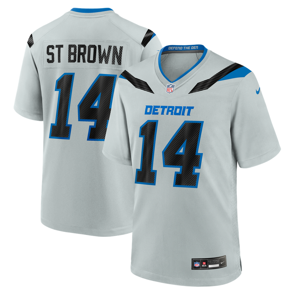 Amon-Ra St. Brown Detroit Lions 2026 Rivalries Collection Jersey - Silver
